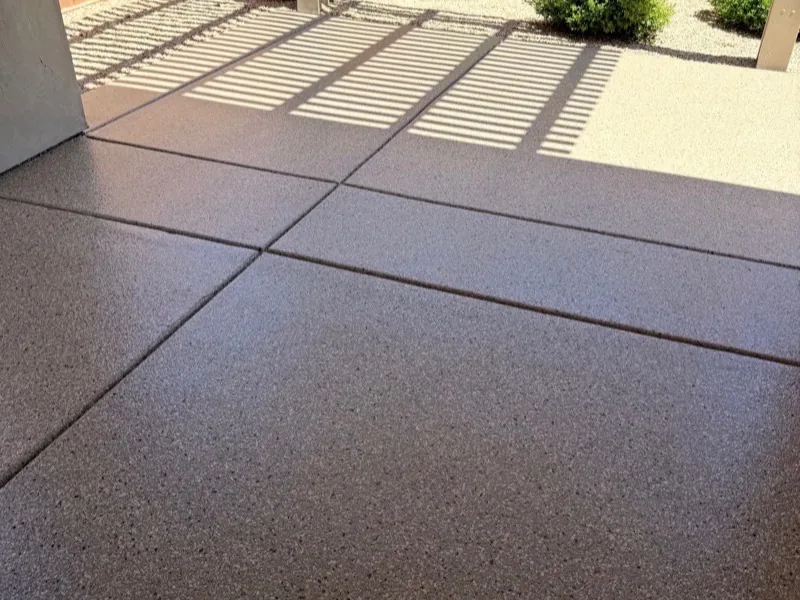 Exterior epoxy walkway coating Hurricane Utah