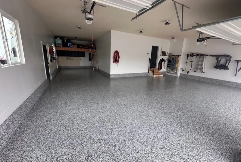 Flake epoxy floor Washington Utah
